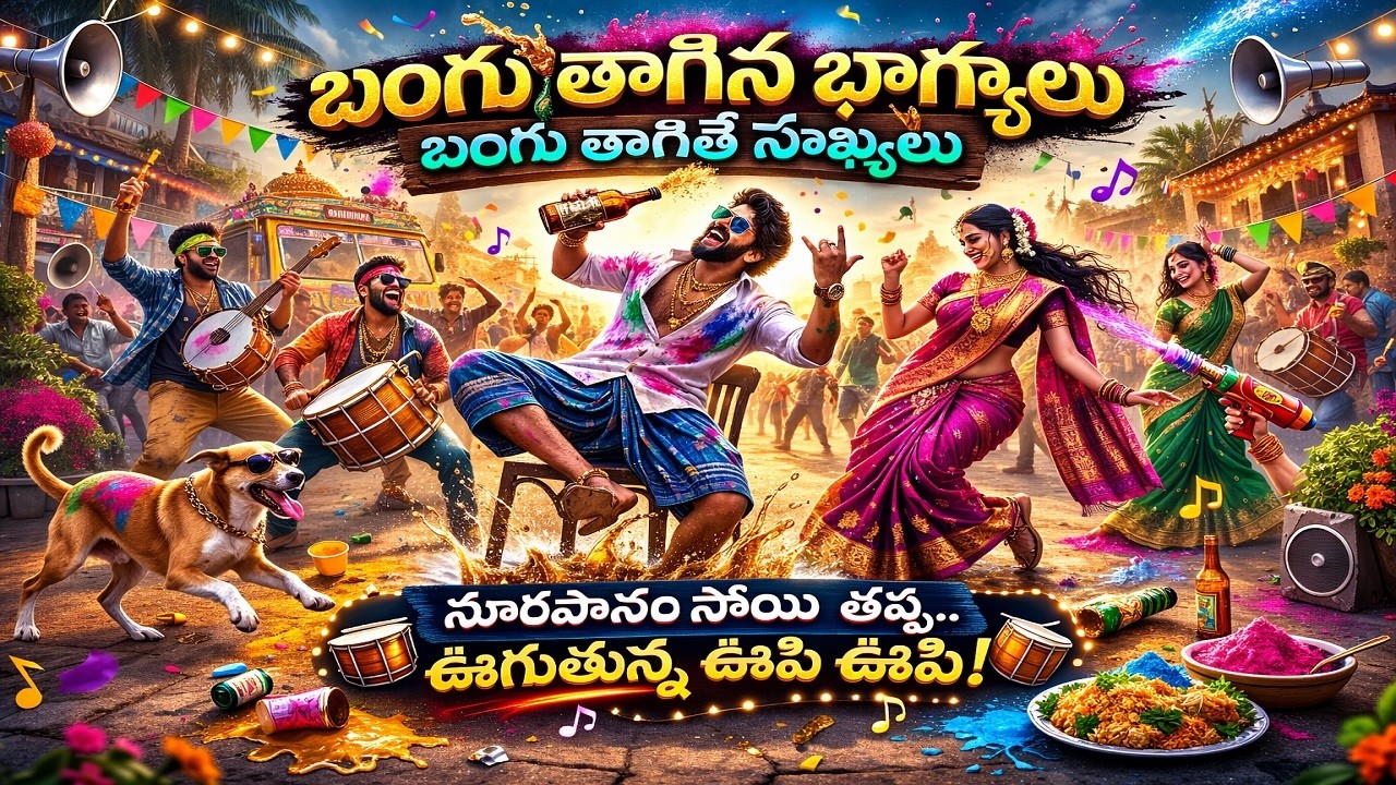 Banghu Folk Mass Song | Telugu DJ Street Celebration Song#DanceMusic, #PartySong, #FestivalVibes,