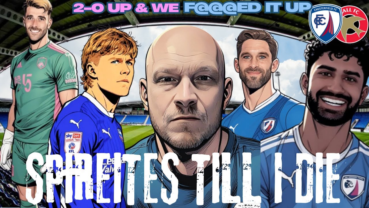 2–0 Up… Then Chaos! Chesterfield Bottle 2-0 lead vs Walsall | Matchday Vlog