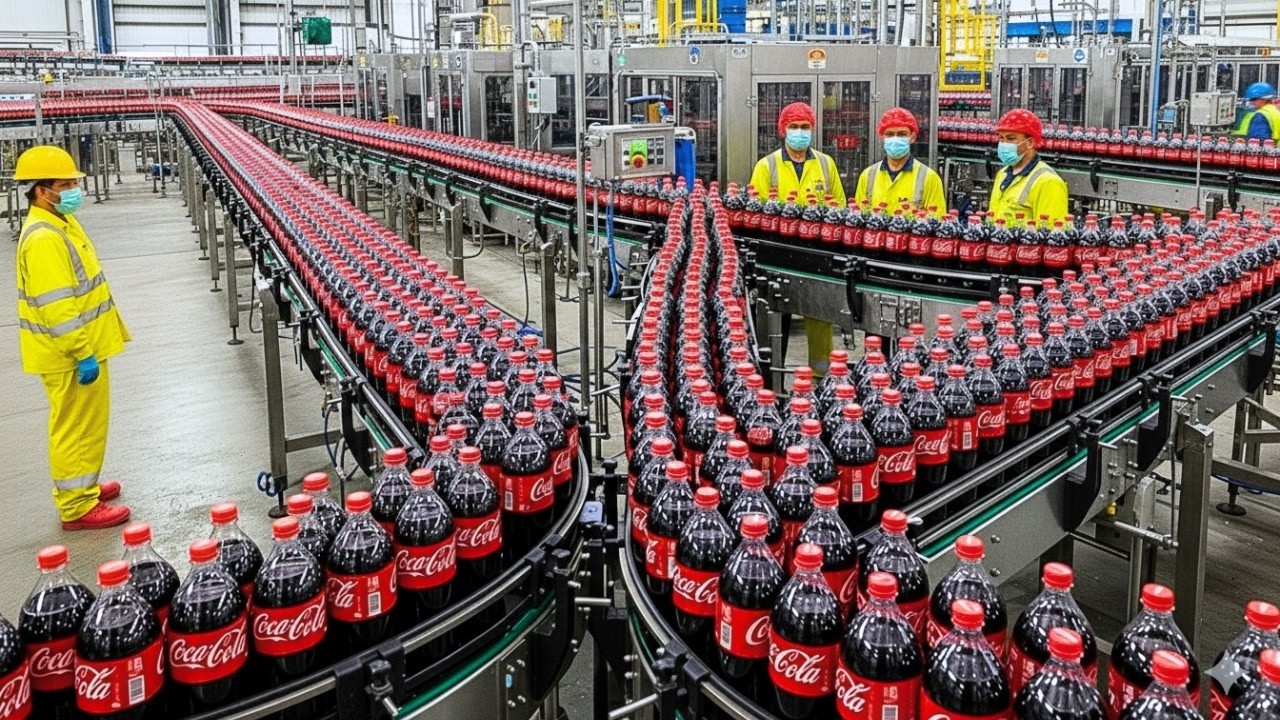 Как сегодня производят Coca-Cola: внутри современных фабрик и секретов индустрии стоимостью в ми....