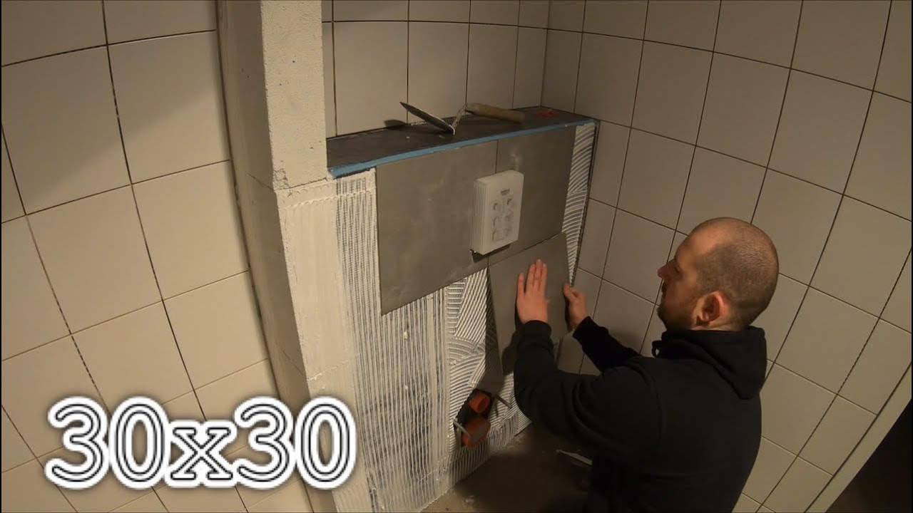 Wanden betegelen met 30x30.  Complete Badkamer Betegelen #3