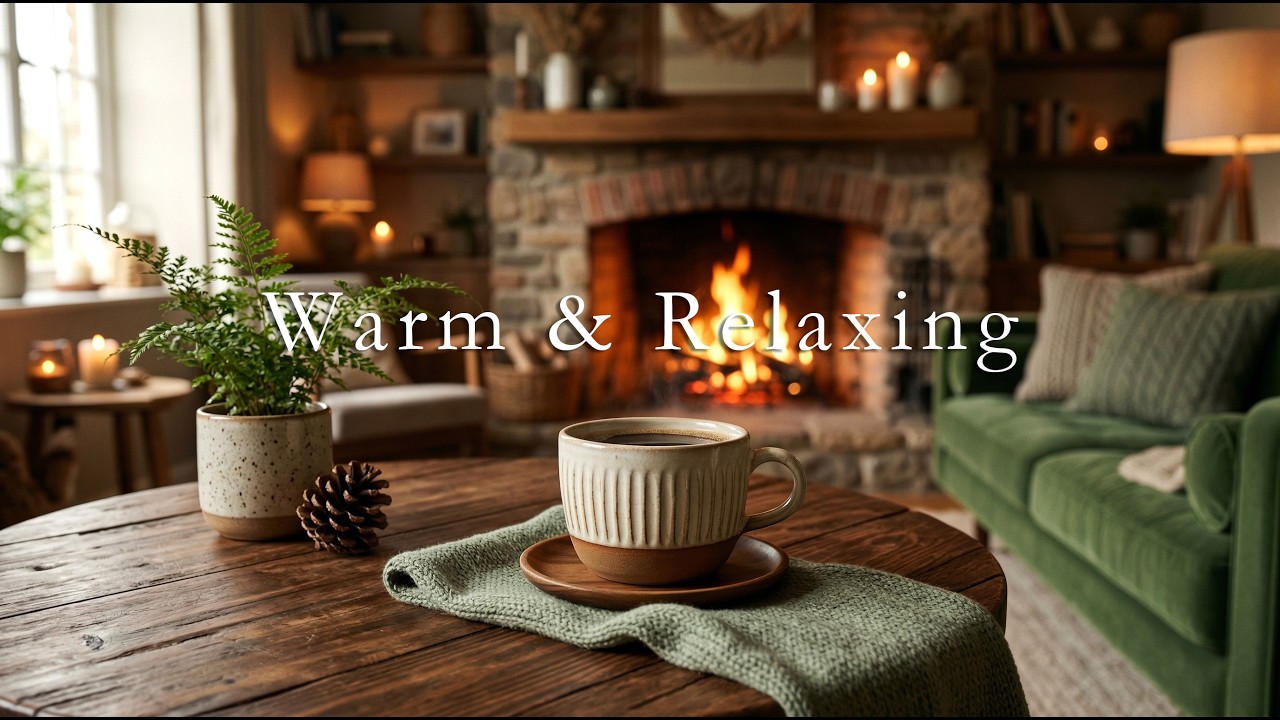 Calm Café Atmosphere with Slow Easy Piano Music for Deep Sleep