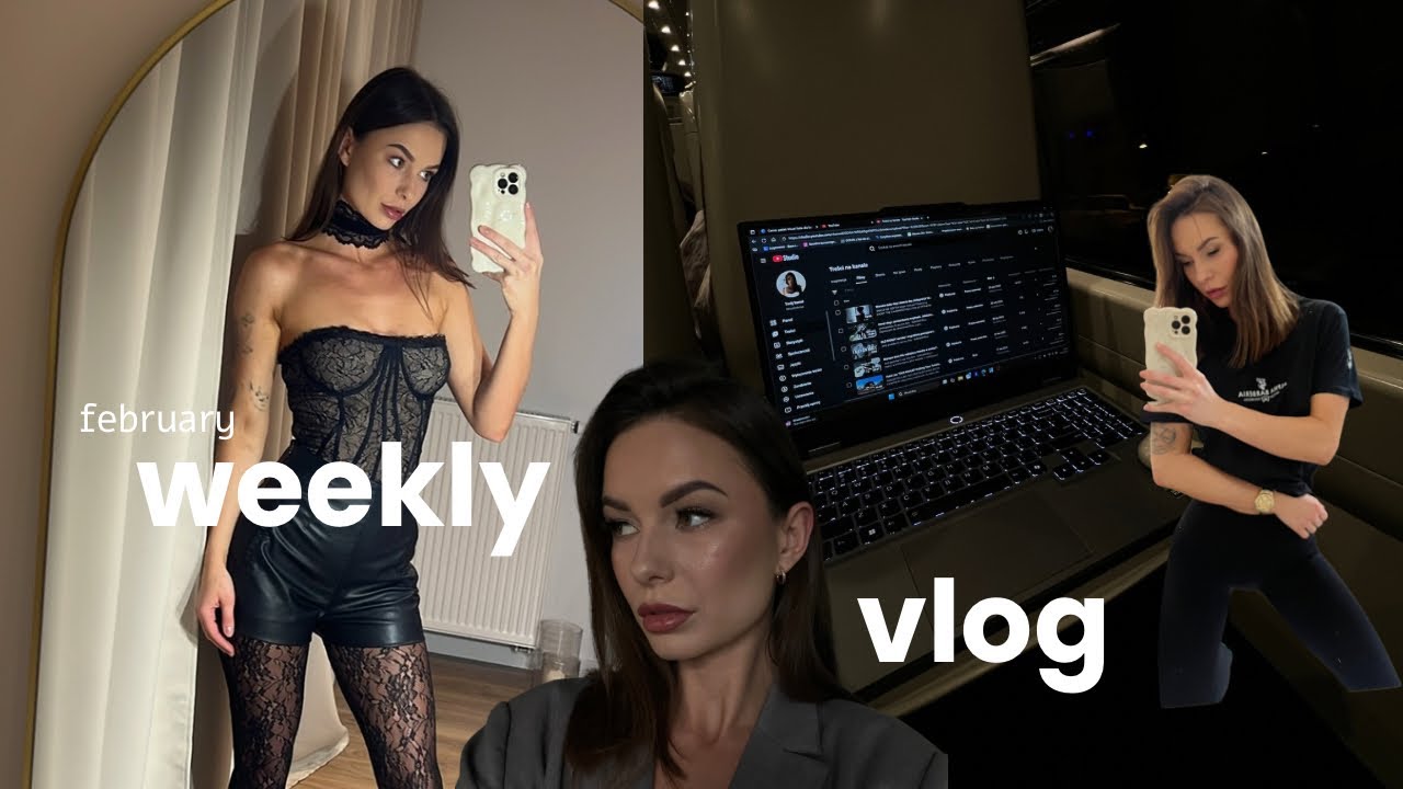 weekly vlog | śniadanie w MUUS, party outfit inspo, pro make-up, trip nad morze