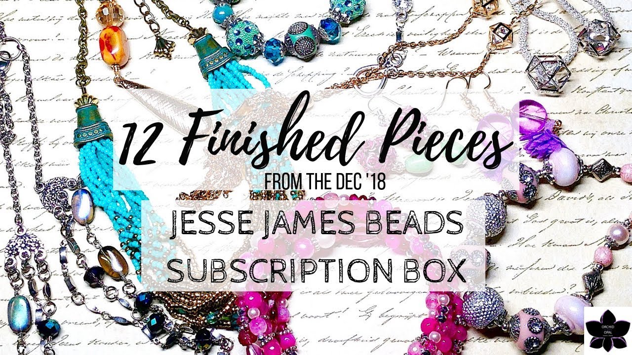 12 Finished Jewelry Pieces | Jesse James Bead Box Dec '18