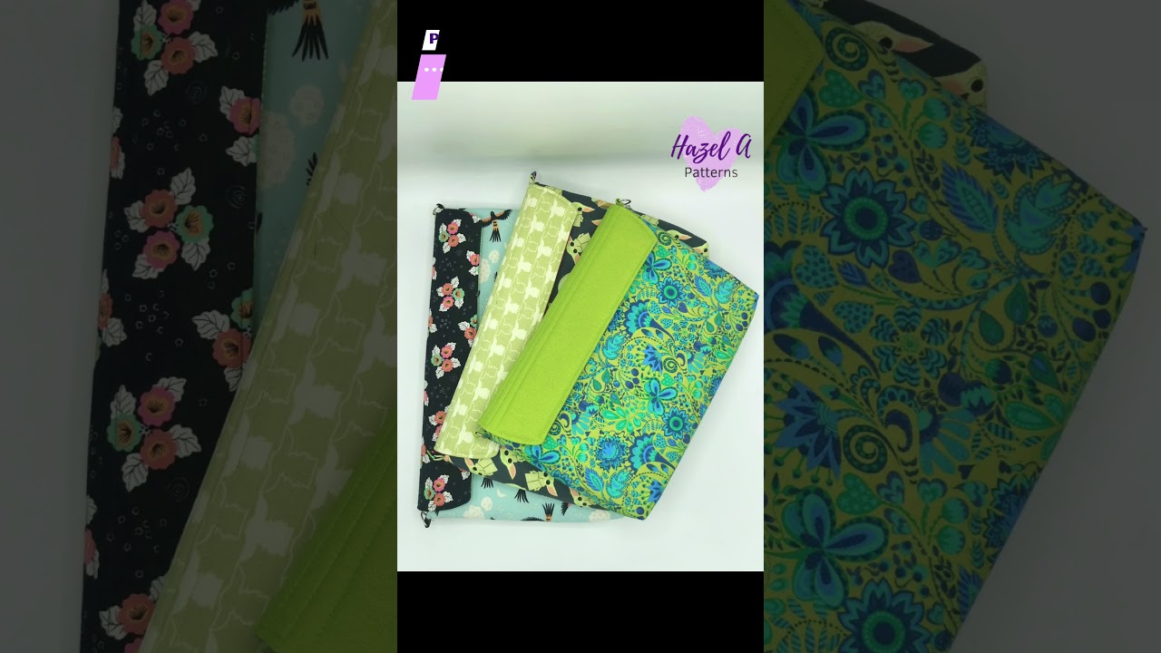 The Slim Laptop Sleeve PDF Pattern Showcase #sewingtutorial