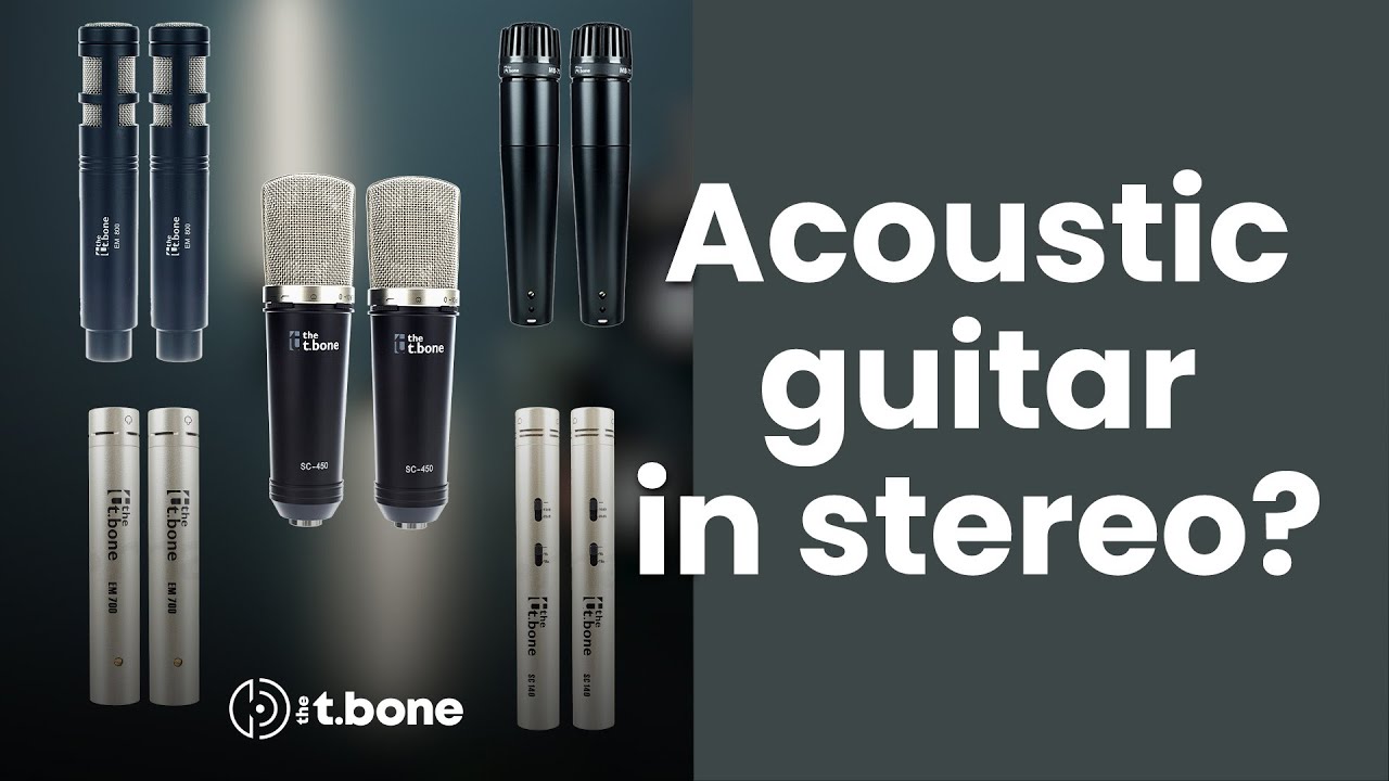 Comparing five microphones for stereo acoustic guitar