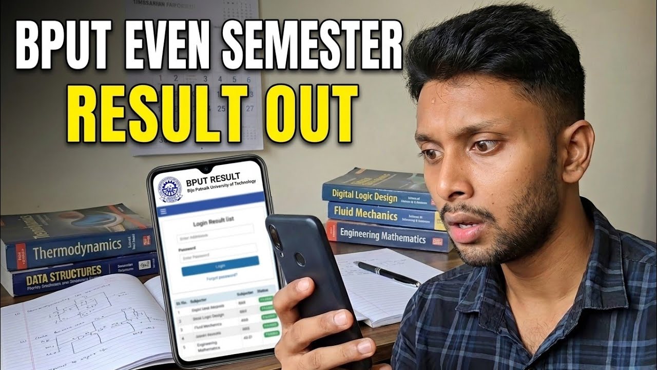 BPUT Even Semester Result Out! 📢 Check Your Result Now
