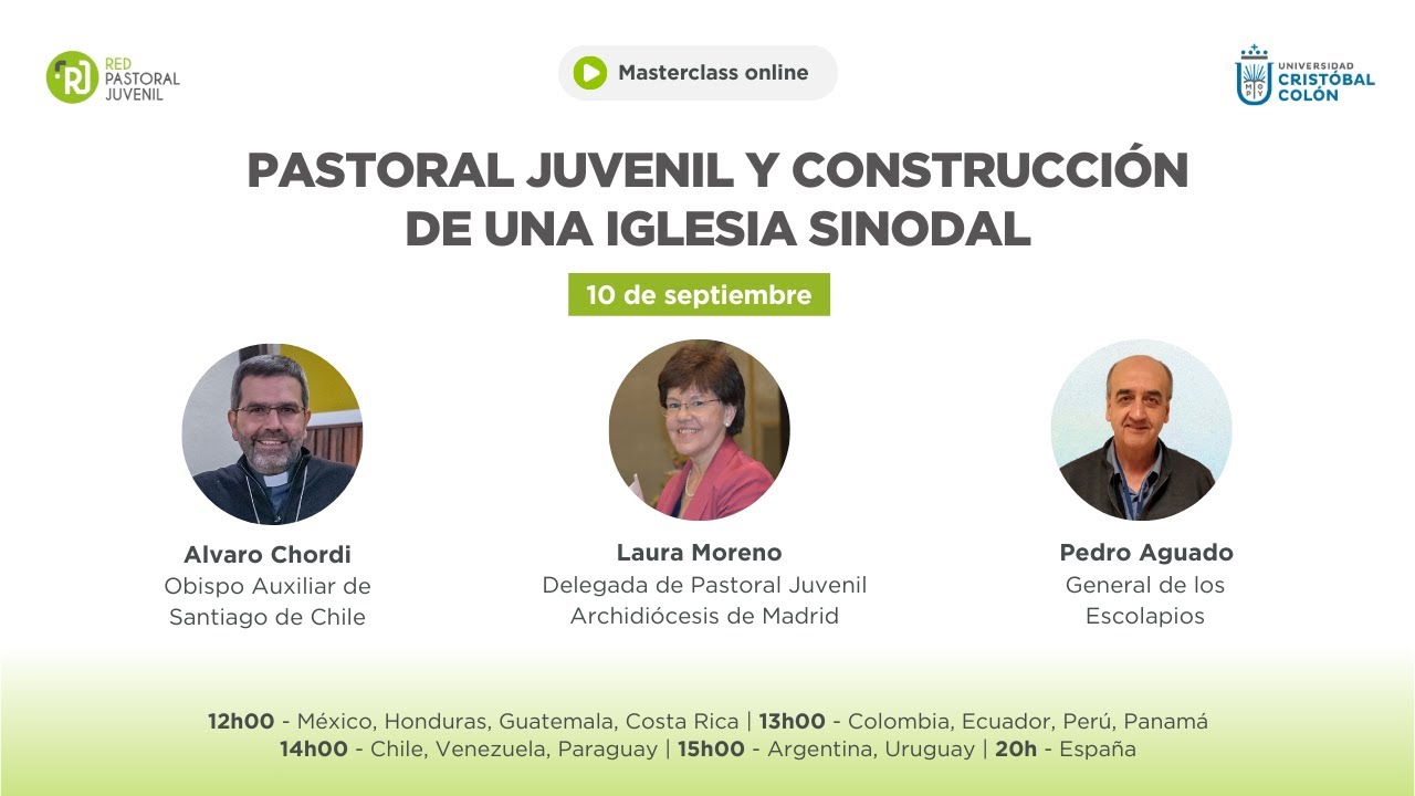 Masterclass Pastoral Juvenil y Construcción de una Iglesia Sinodal