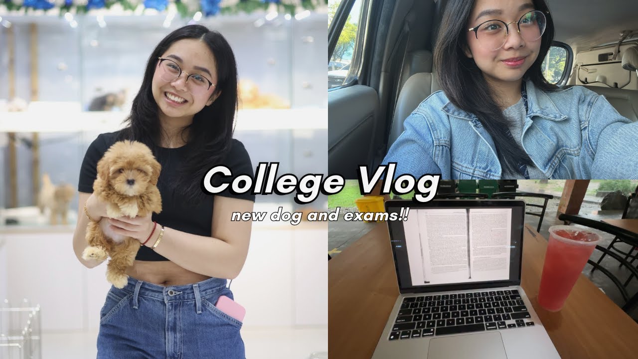 Day in My Life as an Atenean 💫 buying a new dog, exams, and cramming for a quiz!! | COLLEGE VLOG