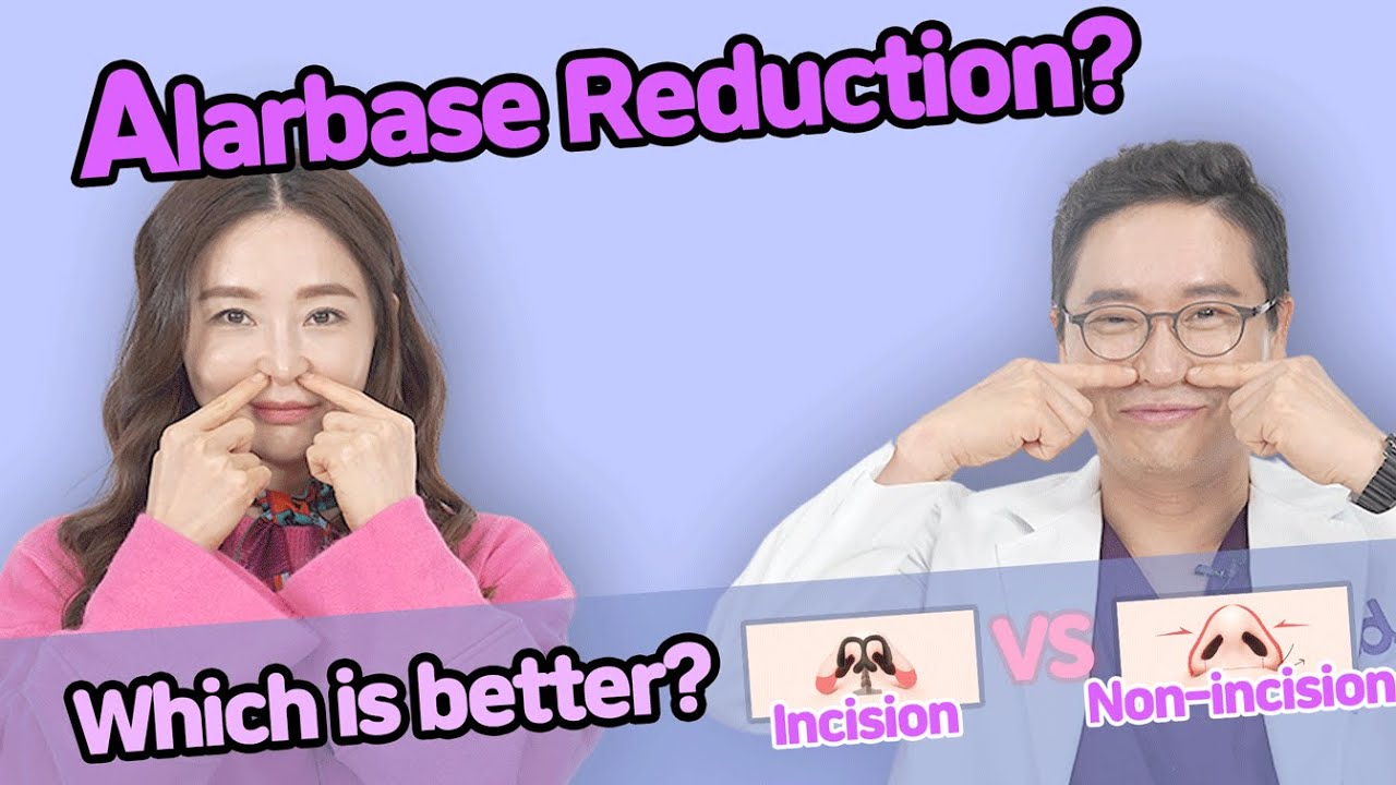 Wide Nose Surgery: Incision VS Non-Incision ? [Eng/ Kor SUB]