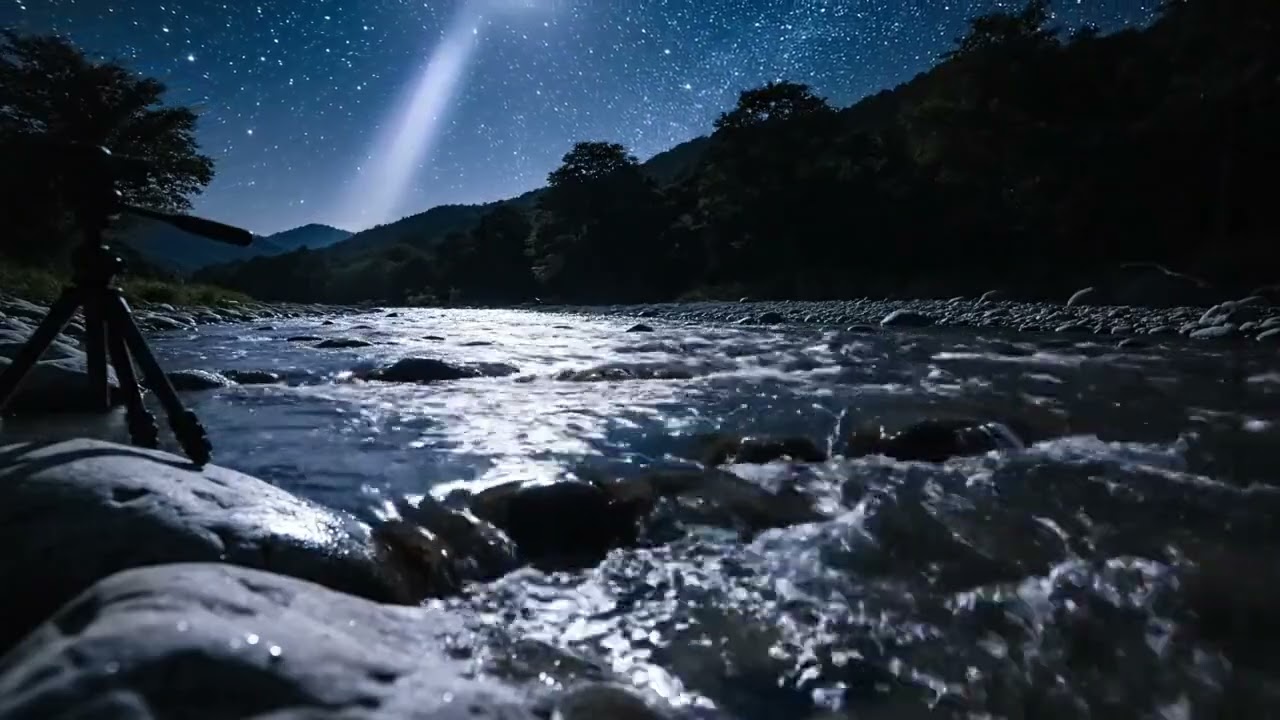 Peaceful Forest River Ambience with Birds | Deep Sleep, Study, and Relaxation Sounds