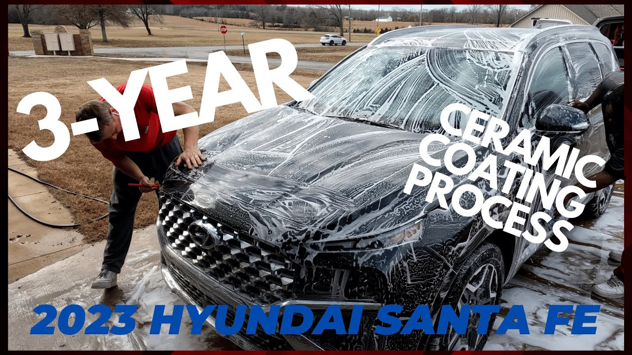 2023 Hyundai Santa Fe (3-year ceramic) #hyundai #autodetailing #mobiledetailing #ceramiccoating