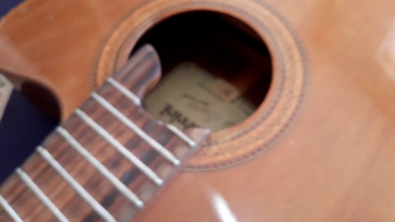VIOL&Atilde;O GIANNINI FLAT REPARO NO TAMPO.