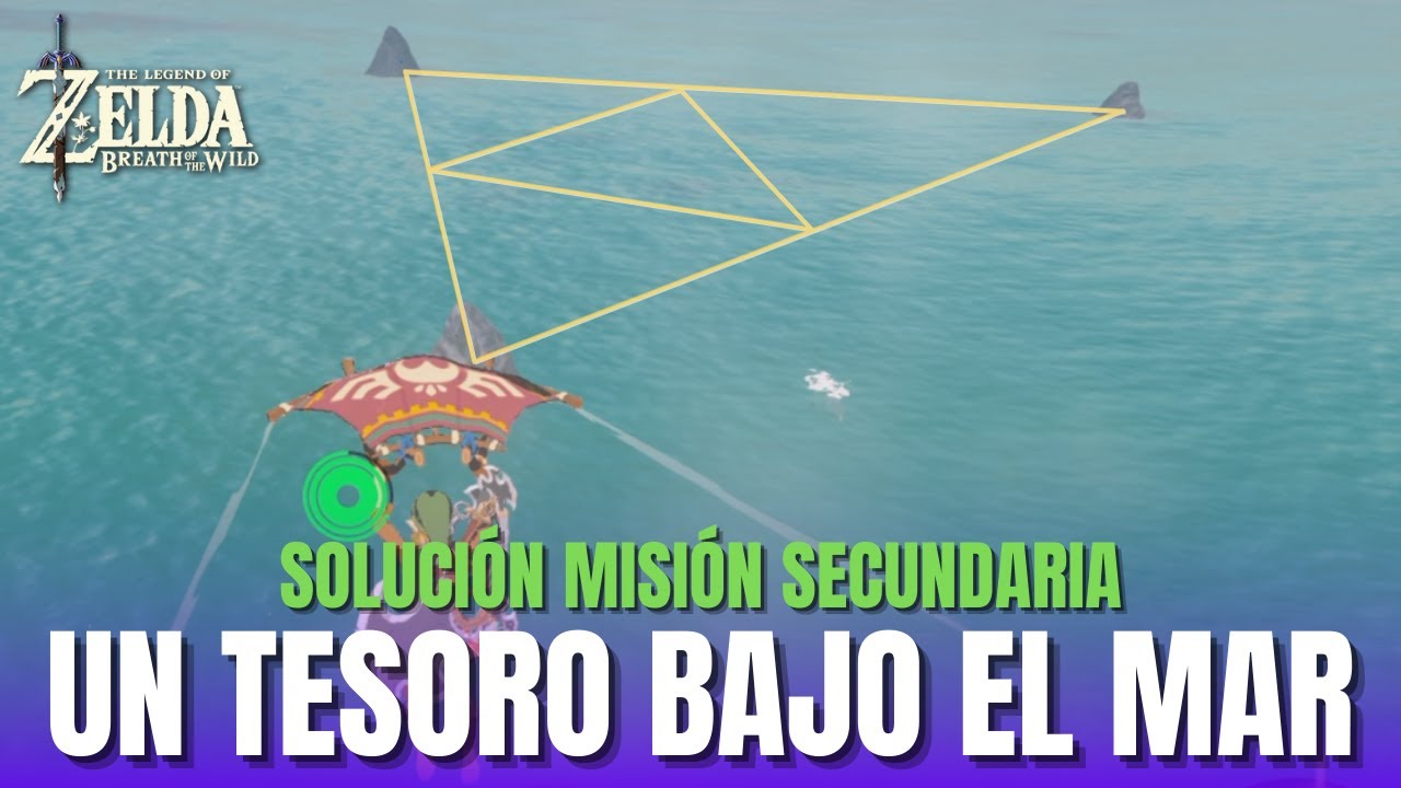 UN TESORO BAJO EL MAR (MISION SECUNDARIA) SOLUCION | Zelda Breath of the Wild - Guia Espa&ntilde;ol