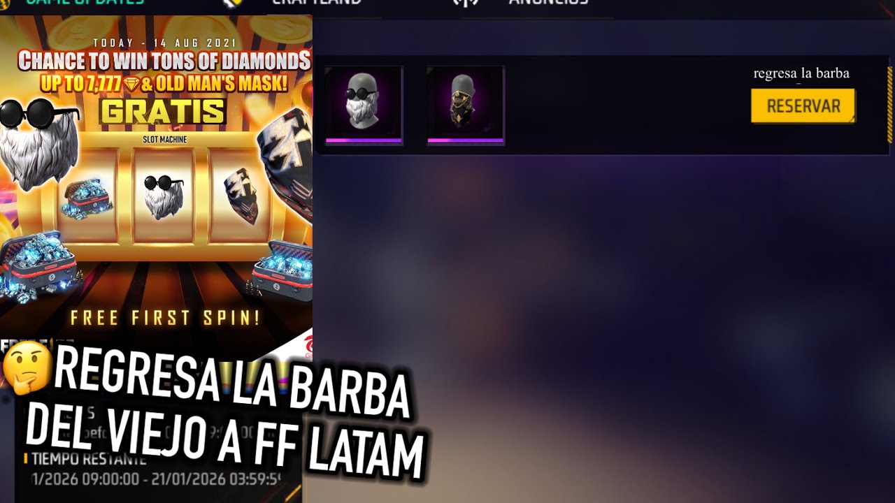 REGRESA el EVENTO DE LA BARBA y BUFANDAS a FF LATAM 😳 *evento elige tu bufanda gratis*
