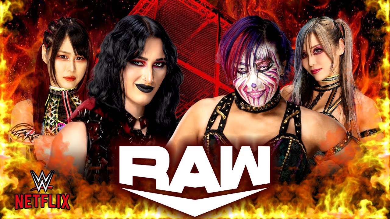 WWE Raw: Риа Рипли и Ийо Скай против Асуки и Каири Сэйн | Полный матч 13 января 2026 г.
