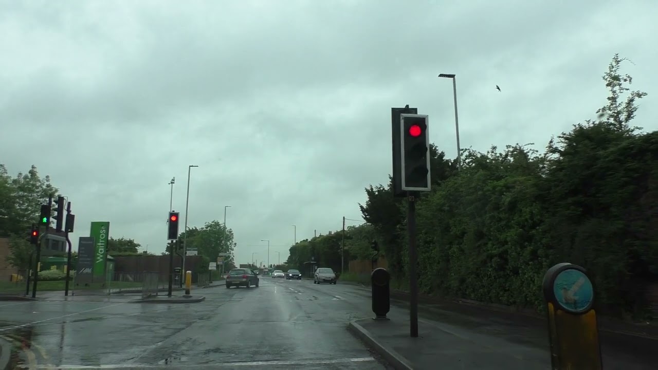 Driving On Sidbury, London Road & Whittington Road, Worcester, Worcestershire, England 22nd May 2024