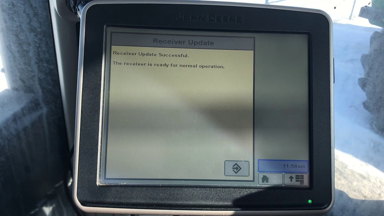 How to update a John Deere Starfire 3000 or 6000 through a GS3 2630 Display