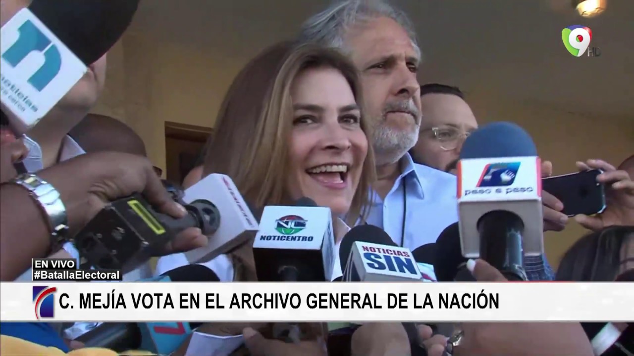 Carolina Mejía Ejerce su derecho al voto y llama A VOTAR - Batalla Electoral SIN