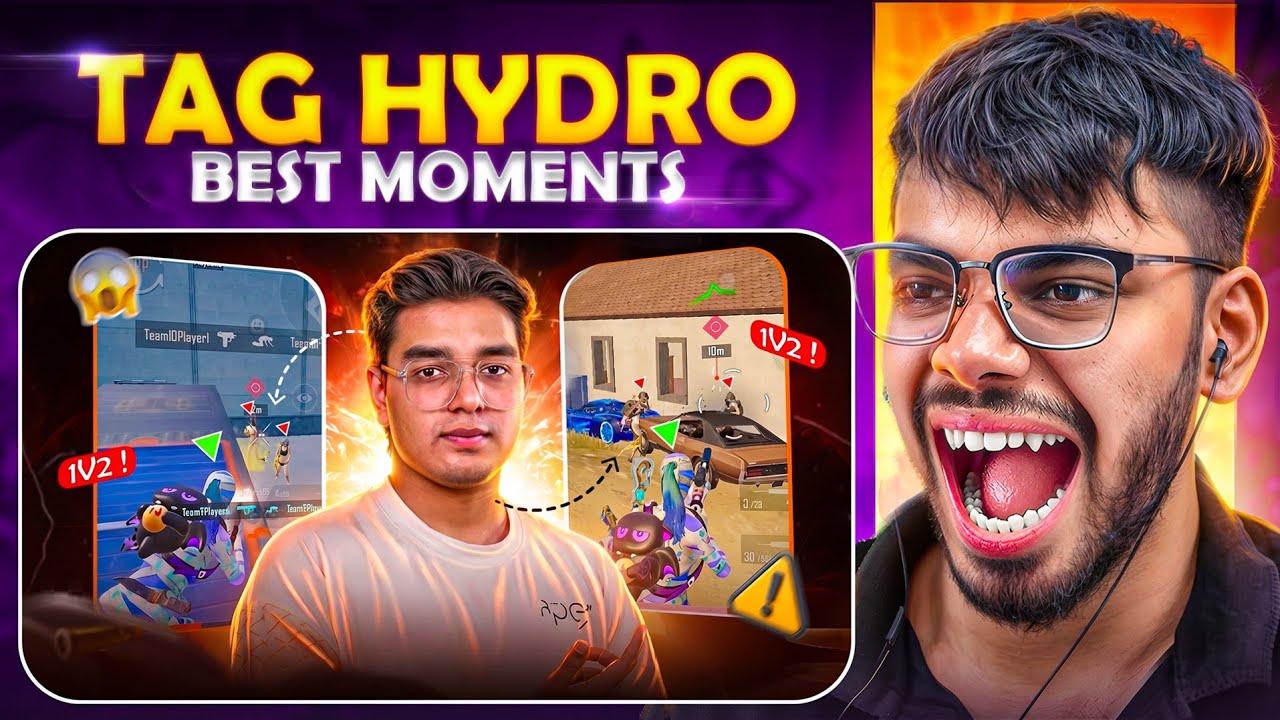 Team TAG Hydro Best Moments in BGMI - Casetoo Reacts!