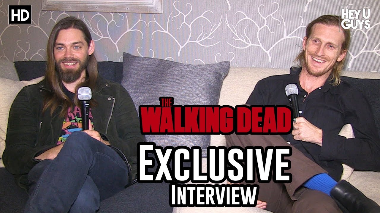 Tom Payne (Jesus)  & Austin Amelio (Dwight) - The Walking Dead Season 8 Exclusive Interview