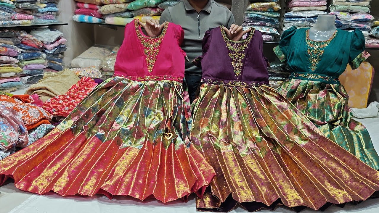 Chickpet Bangalore Kids Wholesale Shop 85Rs/SPL Partywear,Birthday Fancy Frocks,Croptops/Shopping