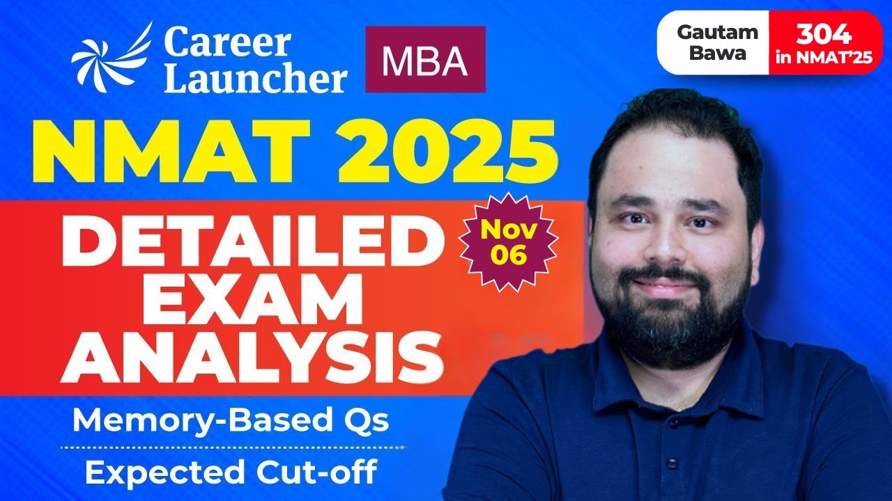 NMAT 2025 Detailed Exam Analysis | Memory-Based Questions | Expected Cut-Off | 6th November