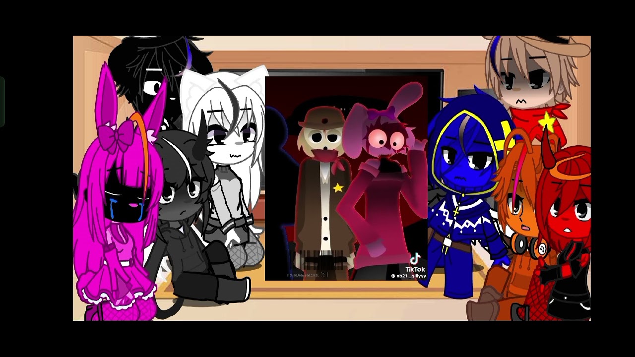 Sprunki react to themselves ( ship) new upload