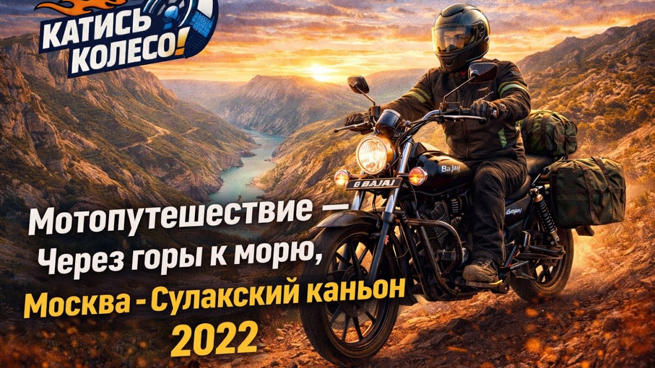 Мотопутешествие Через горы к морю, Москва - Сулакский каньон 2022