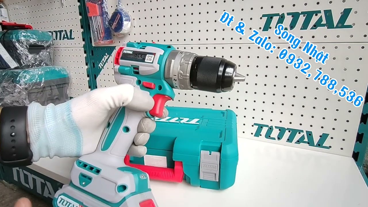 Máy khoan búa không chổi than dùng pin LithiumIon 20V Mô tơ không chổi than.