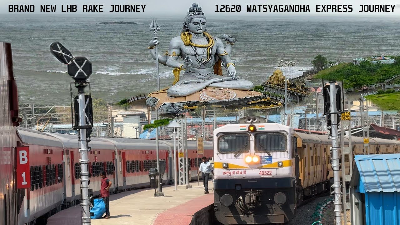 12620 Matsyagandha Express Journey with Brand New LHB Coaches For Coastal Queen | Journey in 3AC |