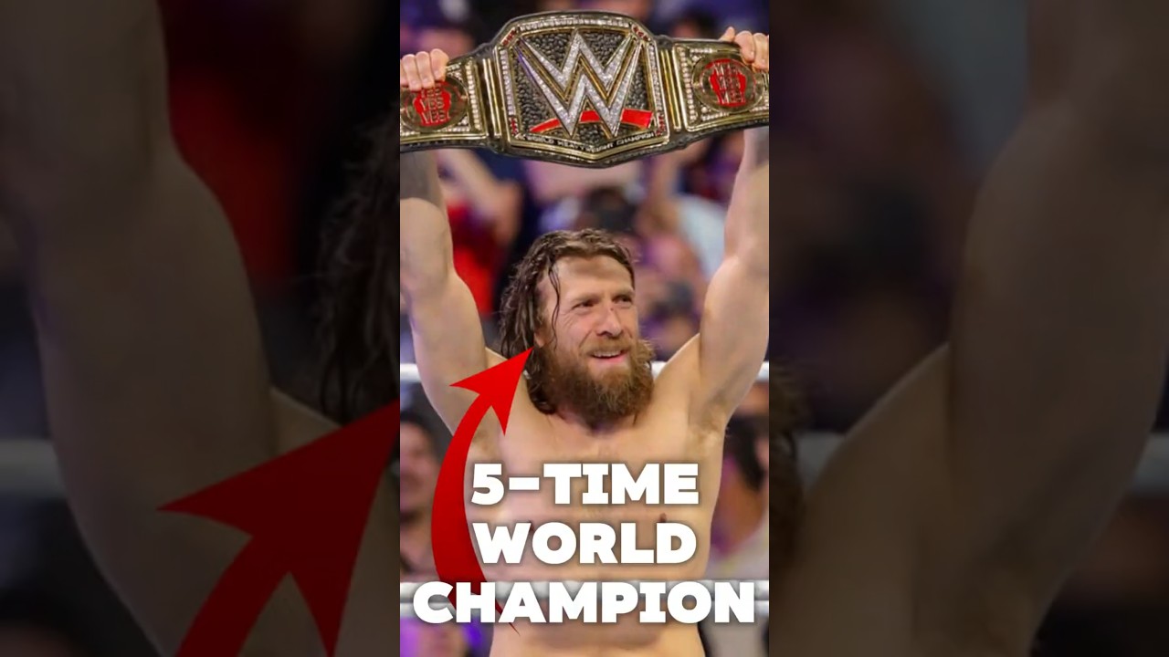 Daniel Bryan's EVERY WORLD TITLE WIN IN WWE #wwe #wrestling #shorts