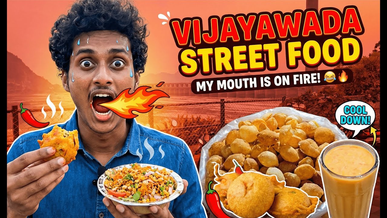 Trying Popular Vijayawada Street Food | Evening Snacks Review