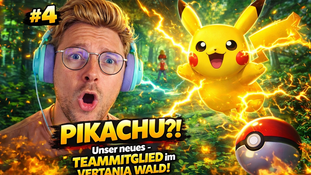 Ich fange ein PIKACHU?! 😱 Unser neues Teammitglied im VERTANIA WALD! #4