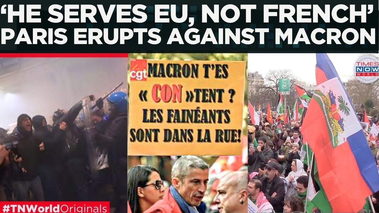 MACRON TRAPPED! FRENCH Hit Paris Streets Against Colonial France, Say ‘Not The Europe We Know’