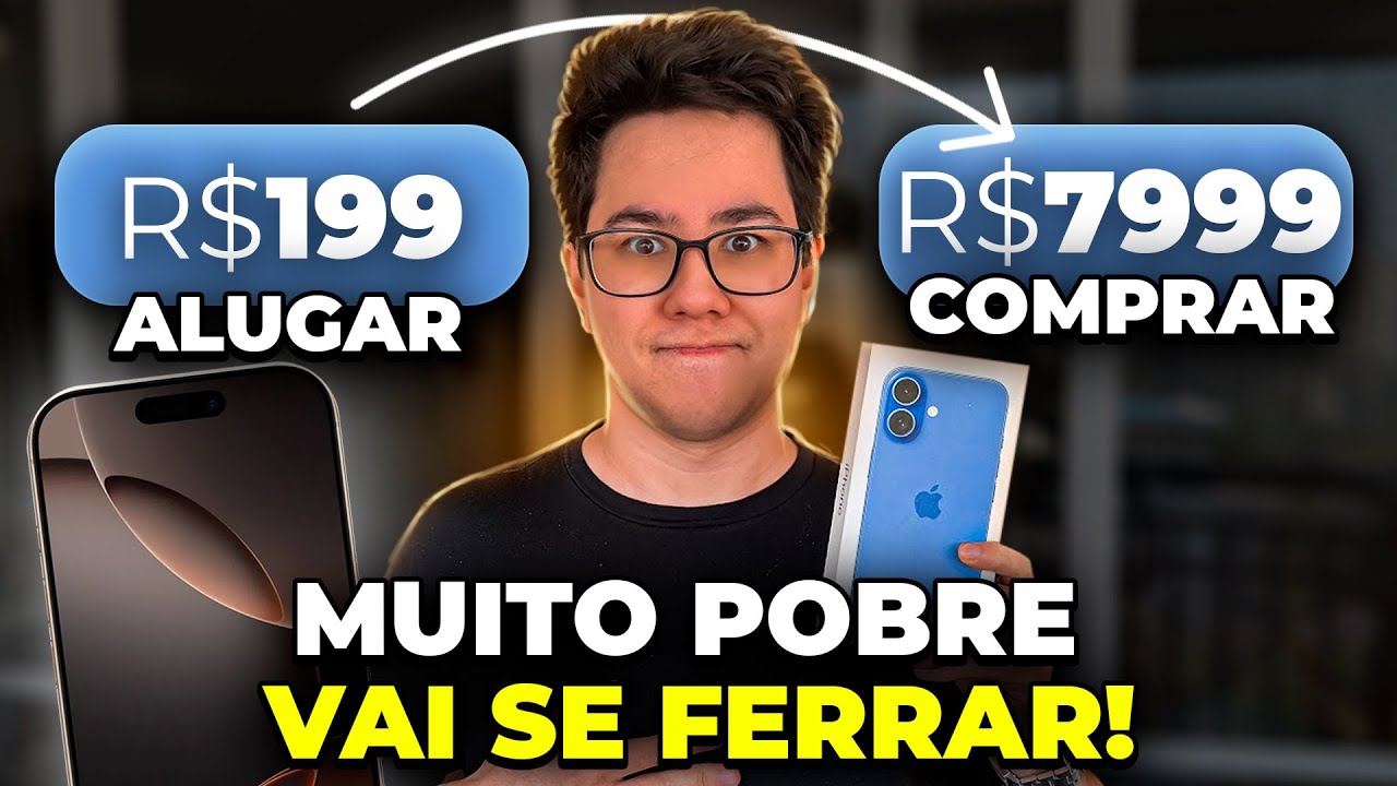 PROMOÇÃO DE IPHONE 17 POR 199 REAIS POR MÊS | VALE A PENA ALUGAR OU COMPRAR? 2025