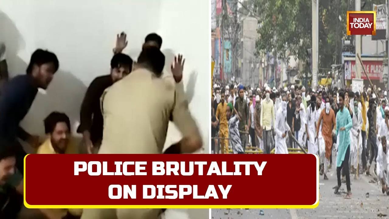 Prophet Remark Row: In Custody, UP Cops Thrash Over 50 Alleges Rioters | WATCH