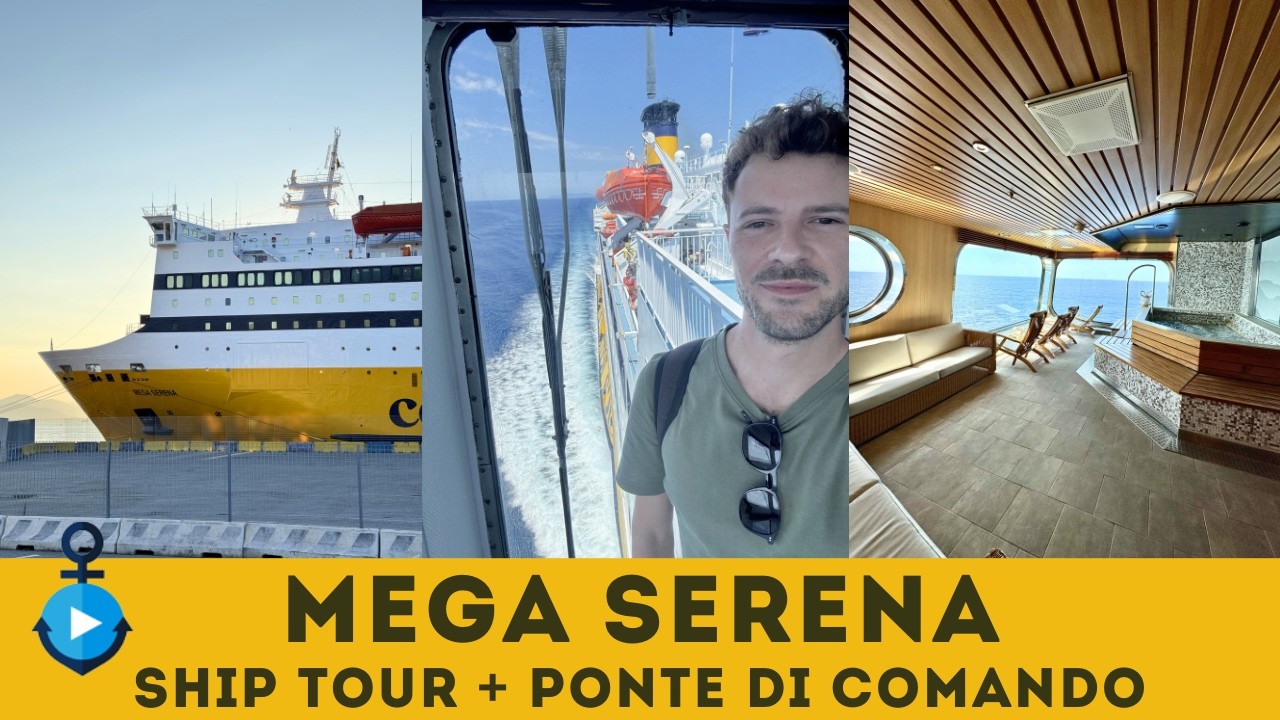 Mega Serena: tour completo della nuova Corsica Ferries | Ex Stena Vision + ponte di comando