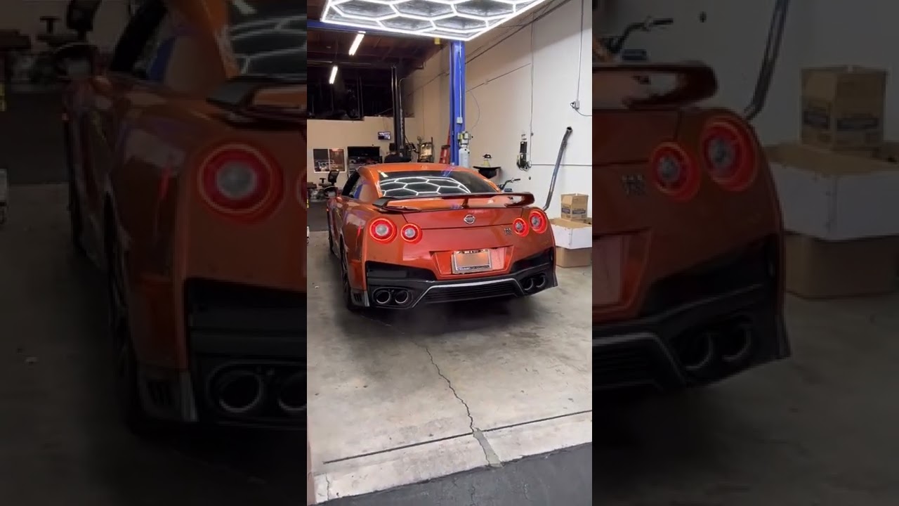 GTR R35 + Boost Logic Magnum 4.5 exhaust = Happiness!! Startup, Rev, and Drive By(Neighbors love me)
