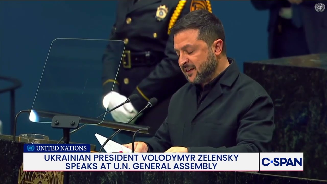 Ukrainian President Zelensky Full Remarks at UN General Assembly