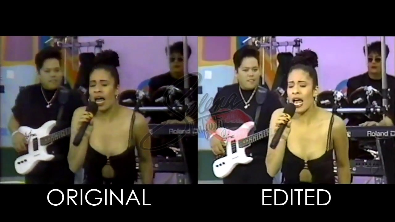 Selena - Enamorada De Ti (Original & Edited) COMPARISON