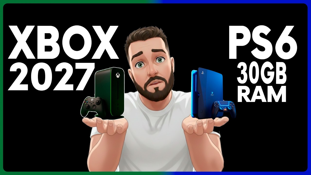 NOVO XBOX EM 2027 E PLAYSTATION 6 COM 30 GB DE RAM | OPINIÃO