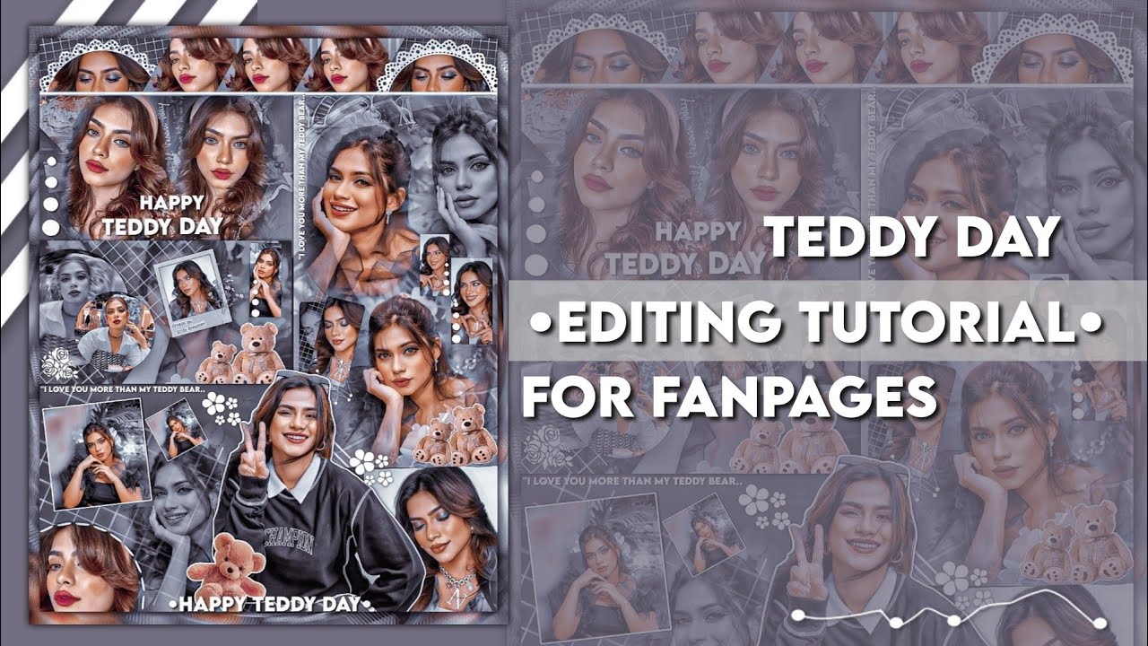 HAPPY TEDDY DAY EDITING TUTORIAL🐻