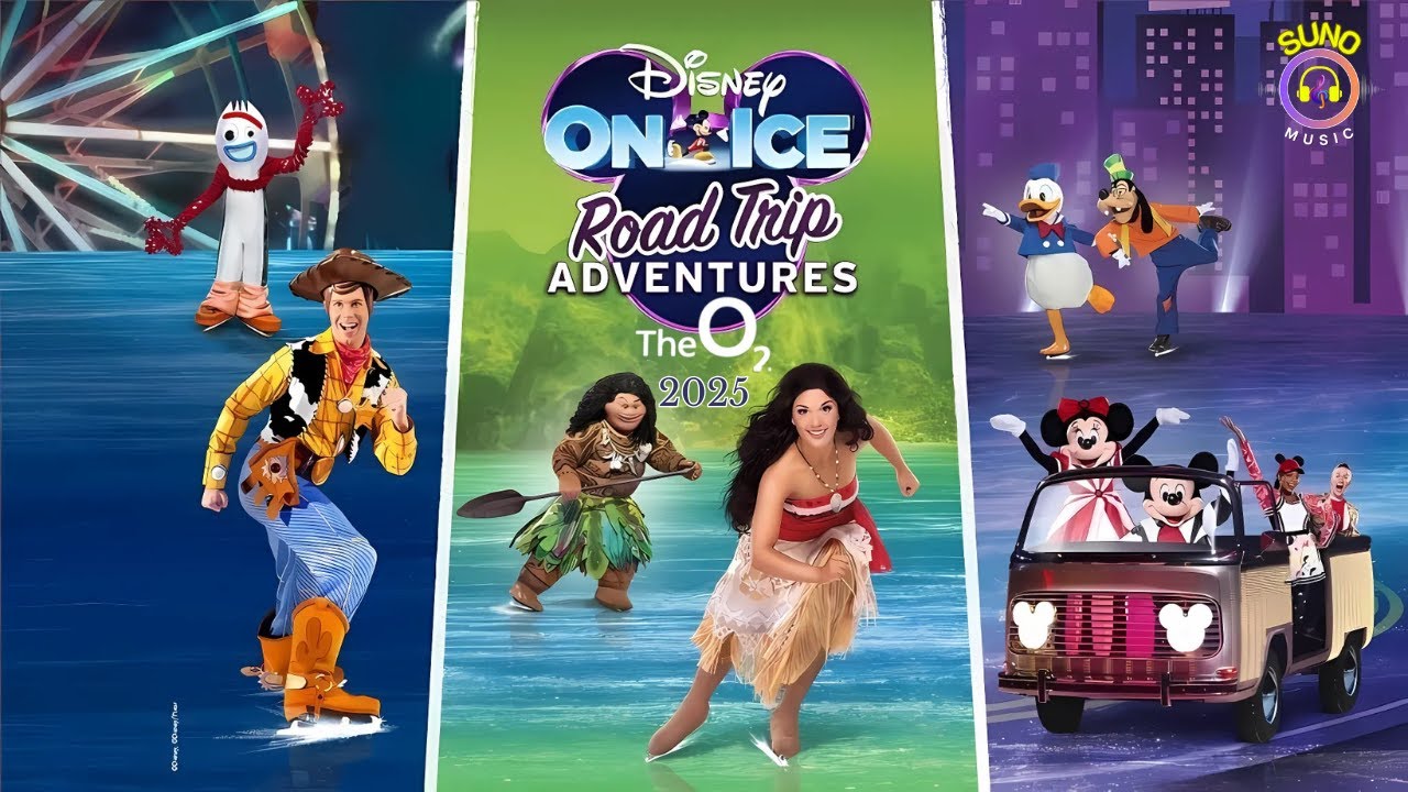 🎭✨ Disney On Ice presents Road Trip Adventures 2025 at The O2 – FULL SHOW! 🚗❄️