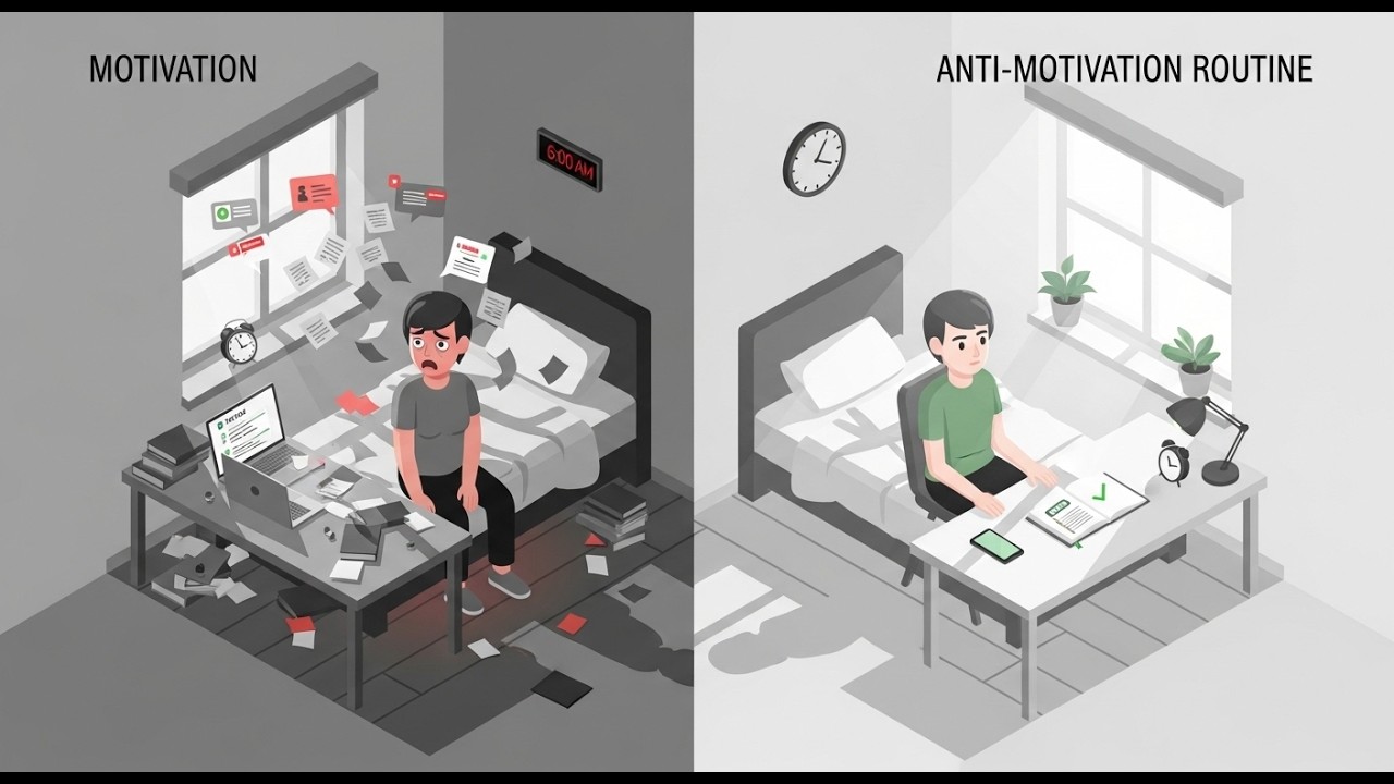 La routine anti-motivation des étudiants