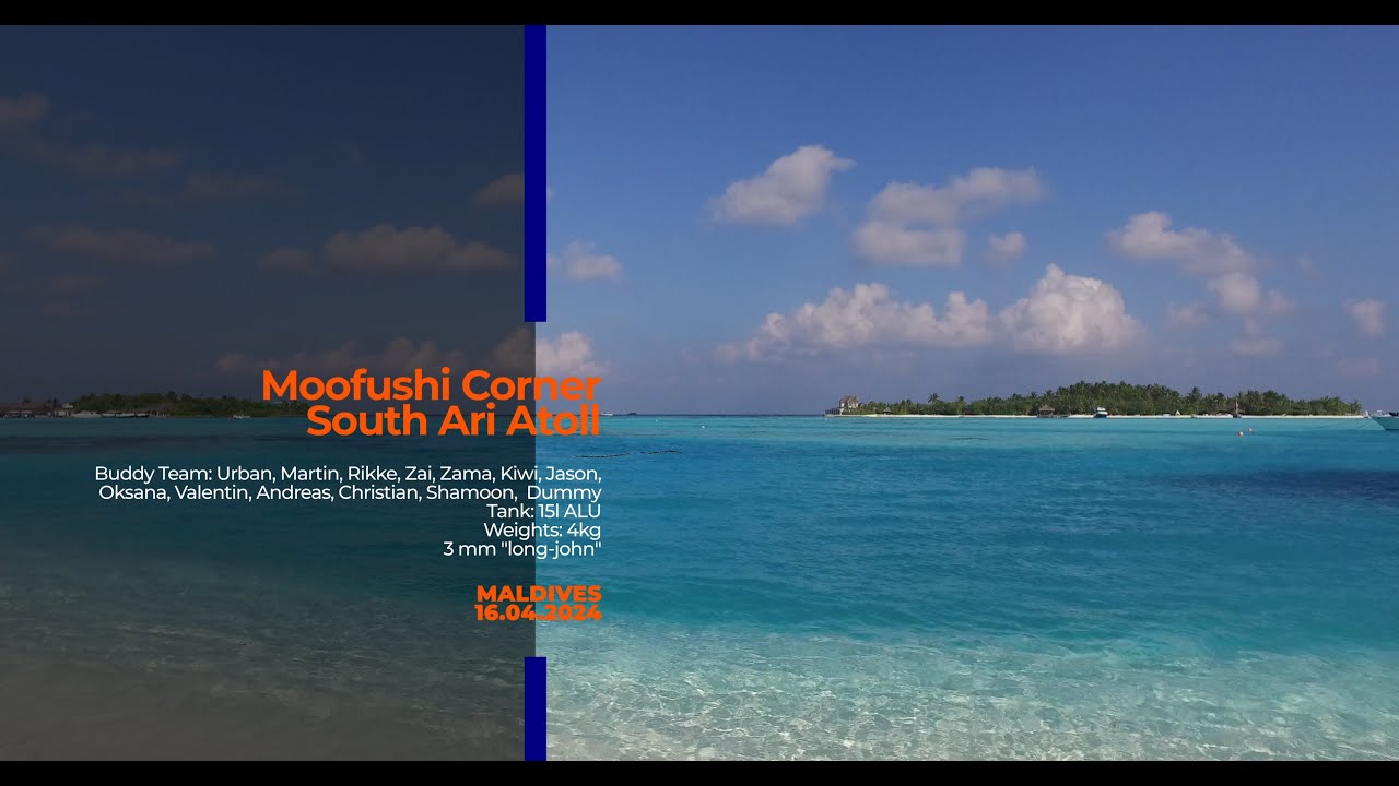 MALDIVES - Dive No. 6 - Moofushi Corner