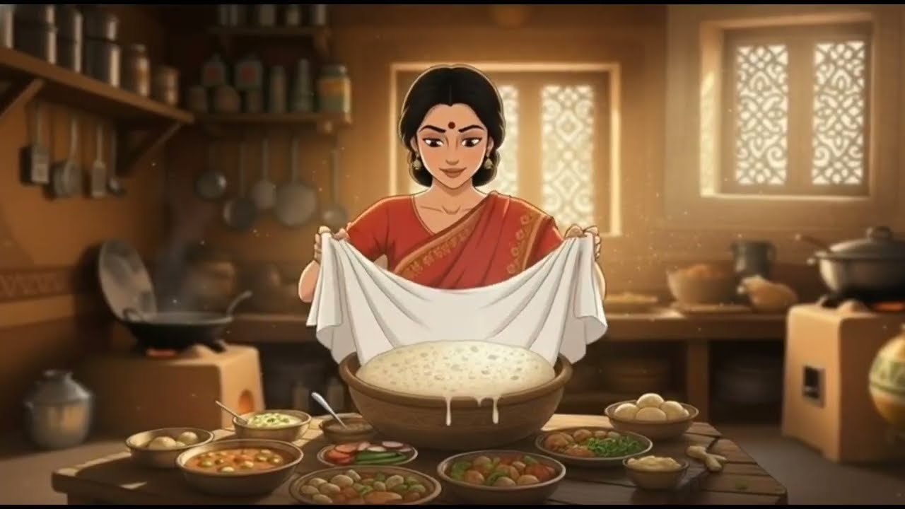 Ghibli Inspired Village Kitchen | Idli Cooking ASMR for Deep Relaxation