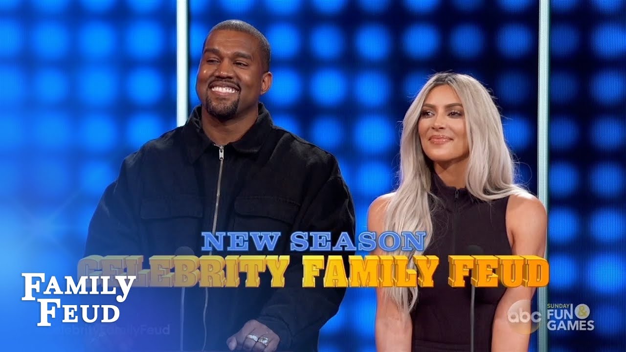 Kim & Kanye Vs The Kardashians! | Celebrity Family Feud