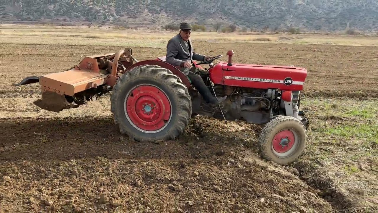 MASSEY FERGUSON 135 ROTOVATÖR ÇEKİMİ