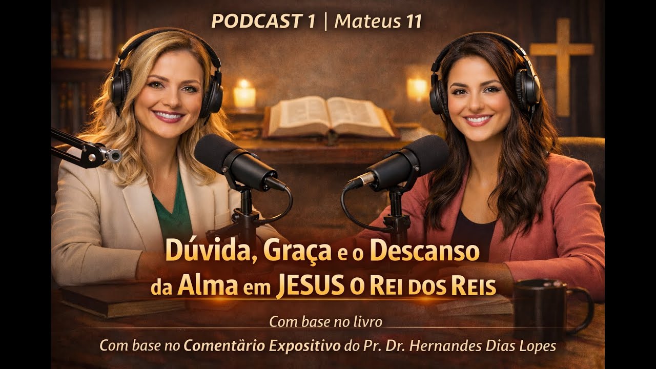 PODCAST 1 | Mateus 11 -  Dúvida e Graça e o Descanso da Alma em Jesus o Rei dos Reis