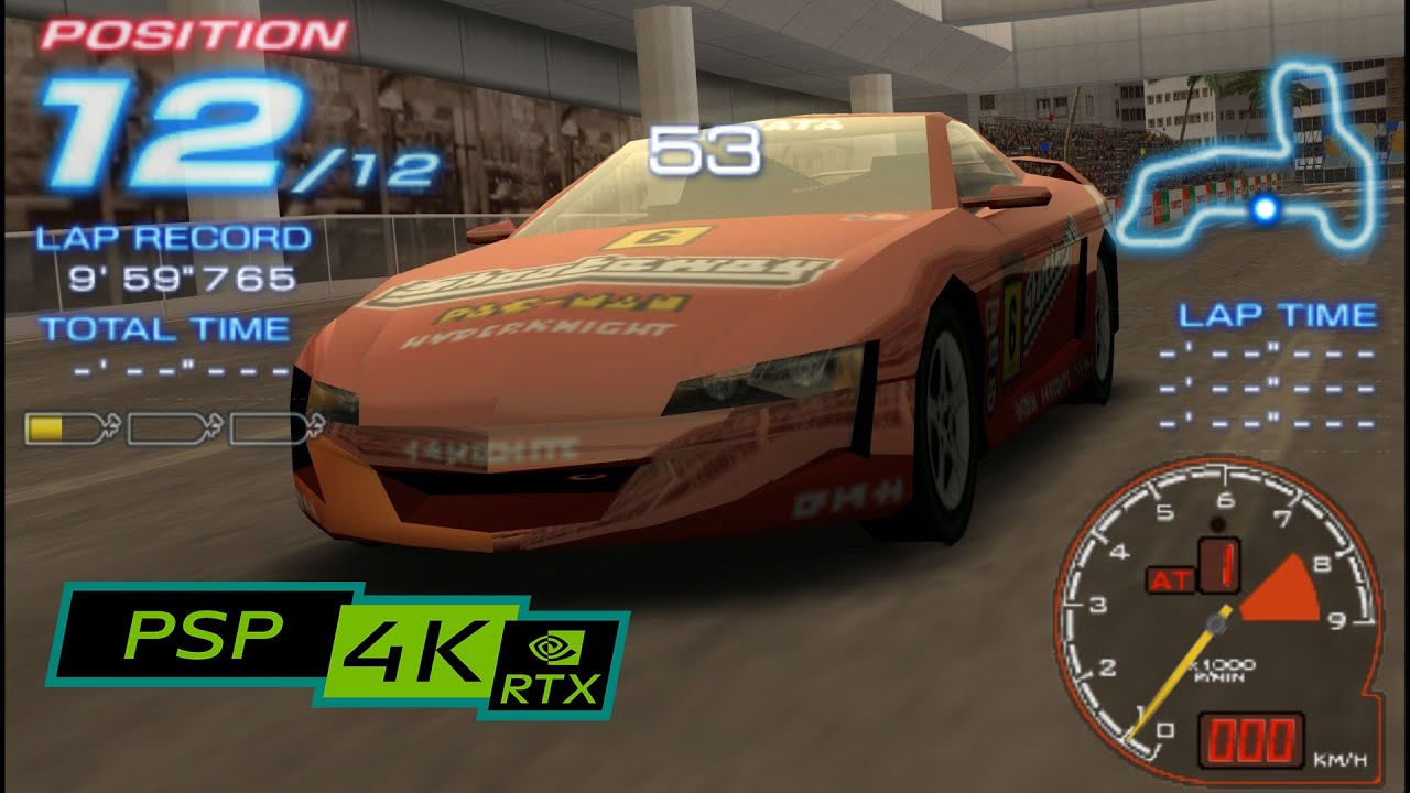 RIDGE RACER 2 / 4K PSP emulator PPSSPP / RTX 2080ti i7-9700kf